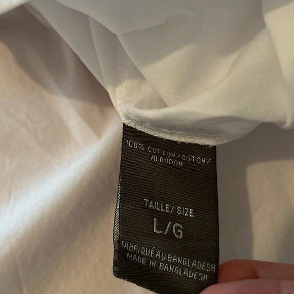 Cotton shirt with pearl trim - Picture 9 of 11